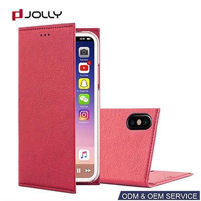 iPhone X防塵ケースウォレット
