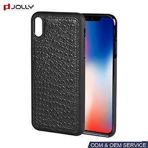 iPhone XS MAX耐衝撃レザー保護ケース